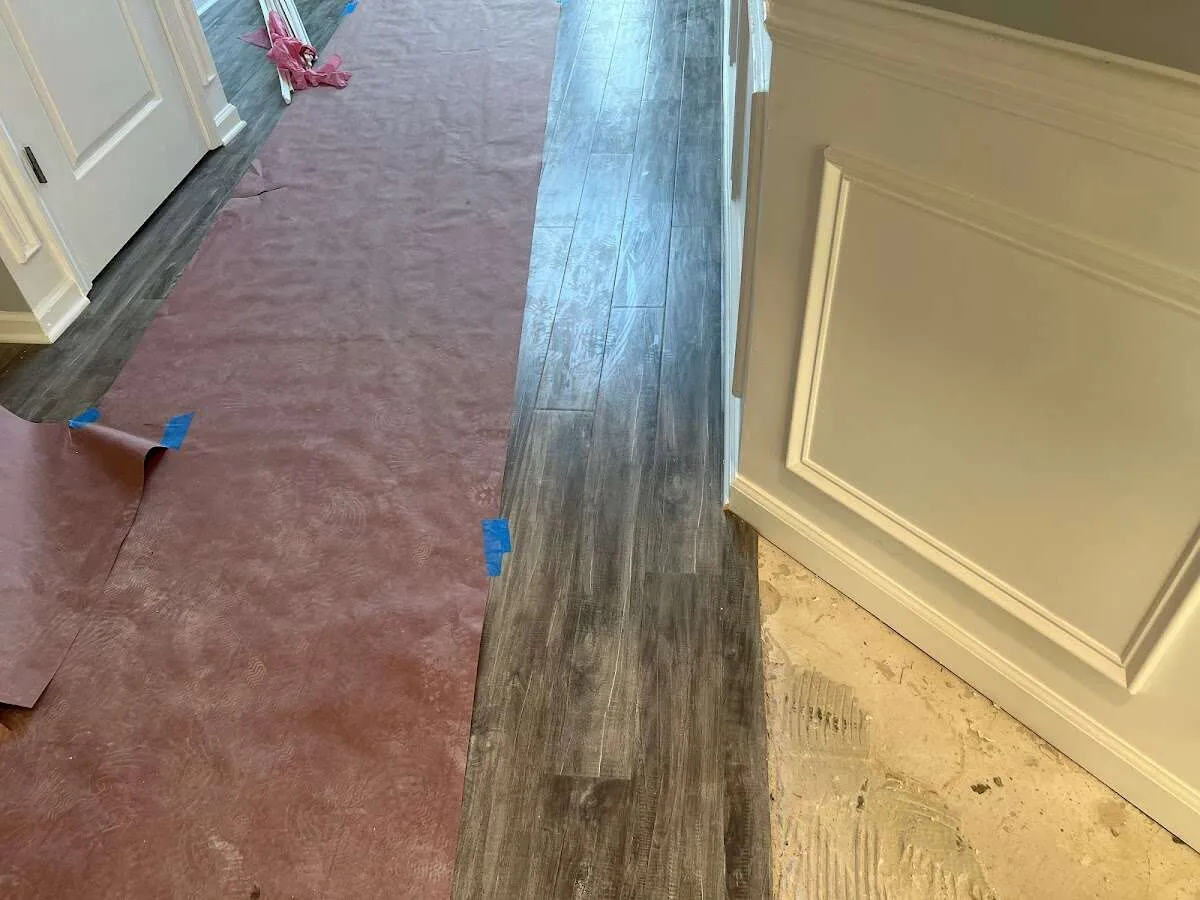 Completed marble shower restoration in Radford